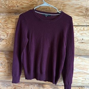 Cashmere burgundy sweater